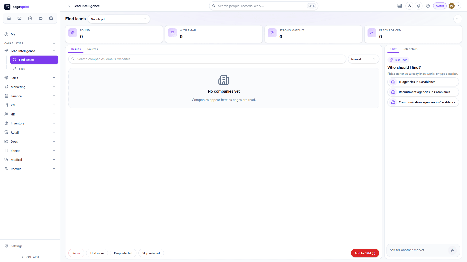 Find leads