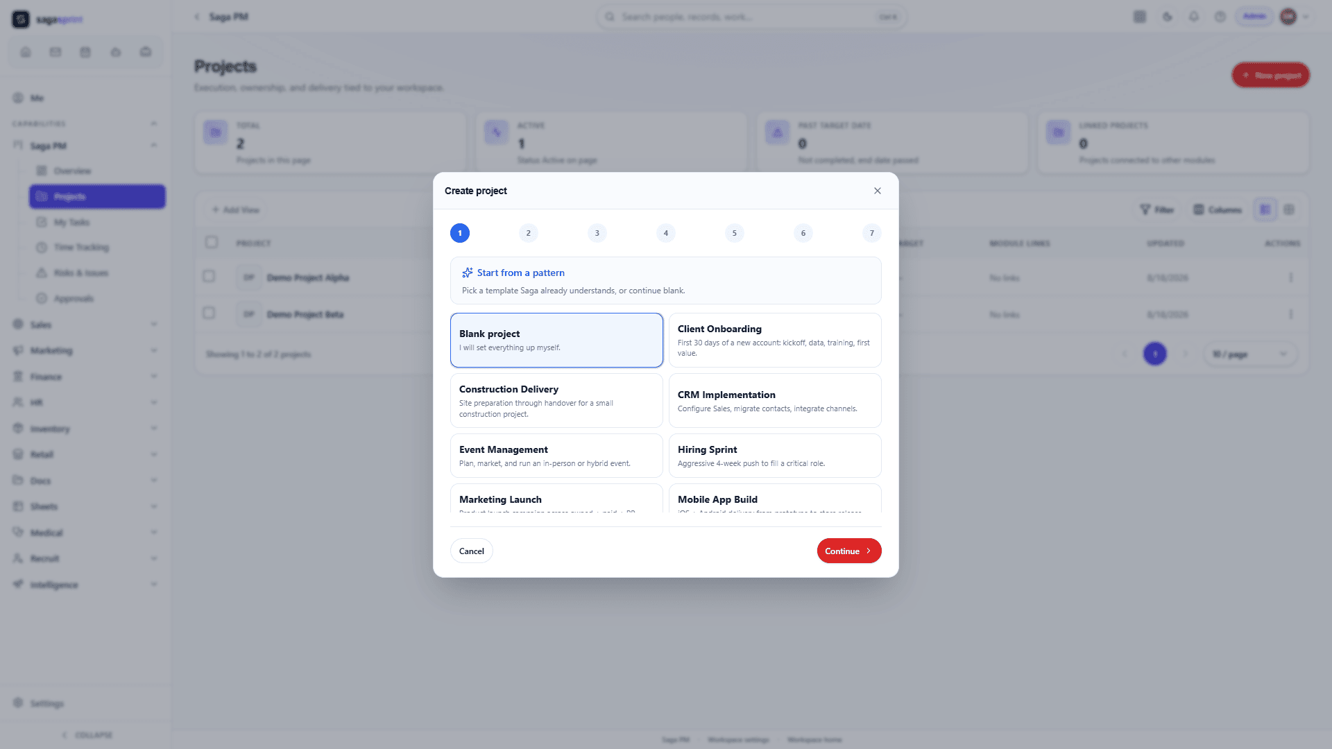 Create a project