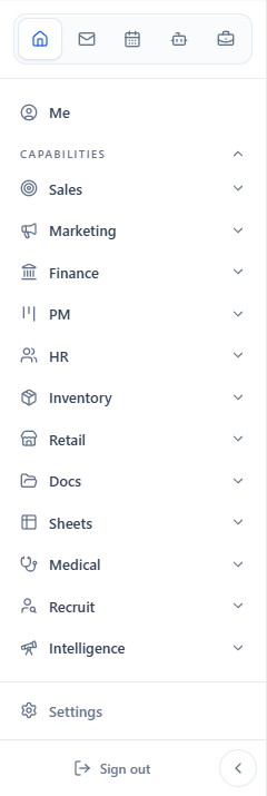 Left sidebar