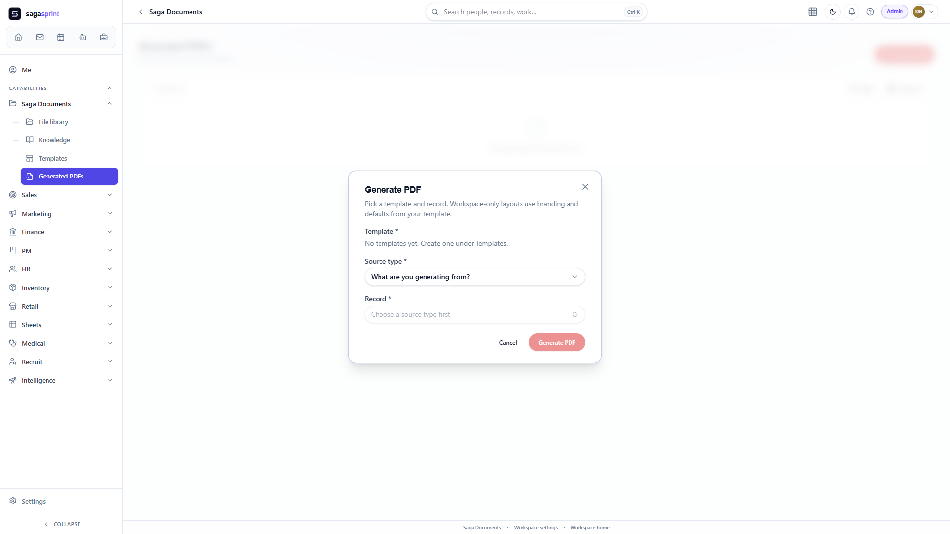 Generate a document